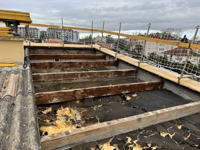 Avant / Après - Remplacement d’une couverture en amiante par une couverture en zinc à joint debout 6 IMG 2565 rotated
